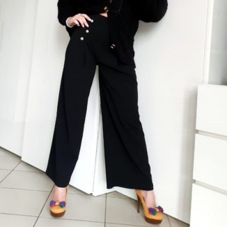 Pantalone elegante nero con...
