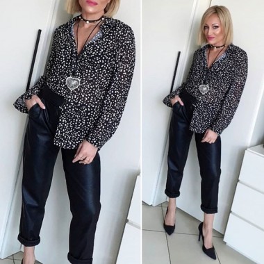 Camicetta a maniche lunghe fantasia |