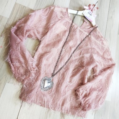 Casacca bianca sfrangiata | Serena