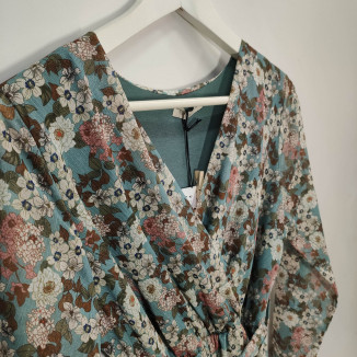 Abito floreale ad incrocio | Gio