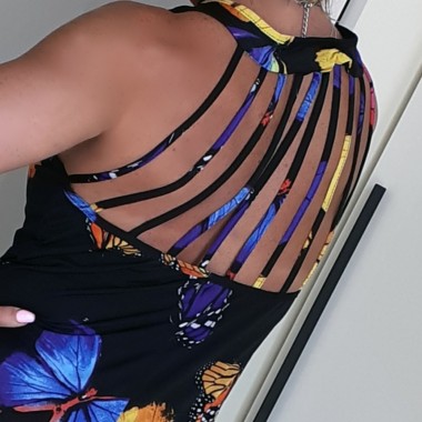 Abito lungo con farfalle | Butterfly