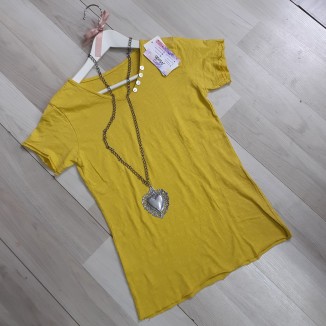 T-shirt con bottoncini | Ele