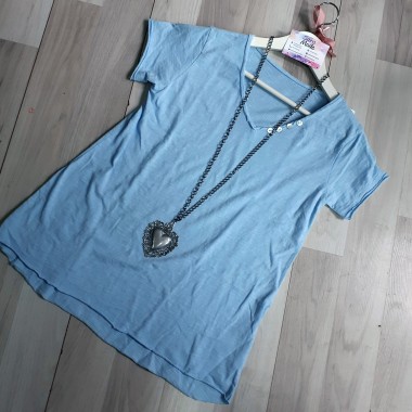 T-shirt con bottoncini | Ele