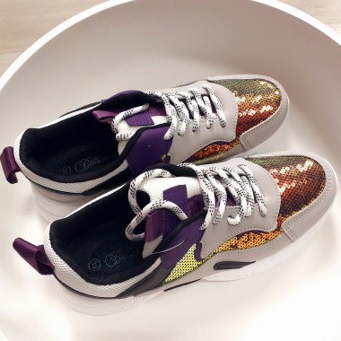 Sneakers con paillettes | Tati