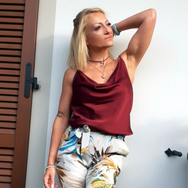 Top di raso colorati | Charlotte