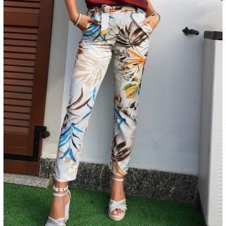 Pantaloni sigaretta stampa...