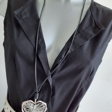 Scamiciato di cotone nero | Denis