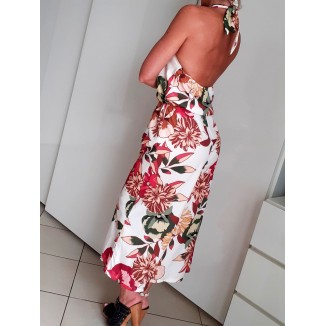 Tutina stampa floreale bianca | Bianca