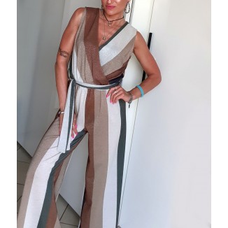 Tutina a righe effetto glitter | Petra