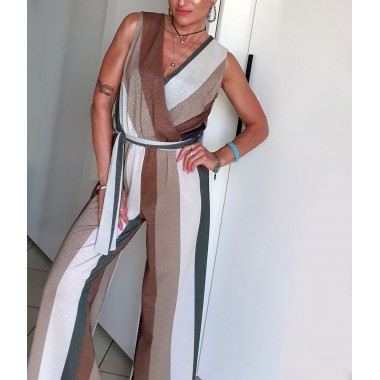 Tutina a righe effetto glitter | Petra