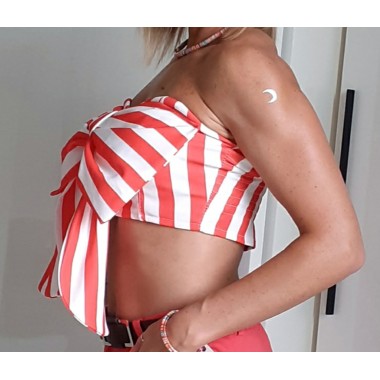 Top a righe con fiocco | Ornella