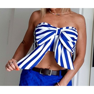 Top a righe con fiocco | Ornella