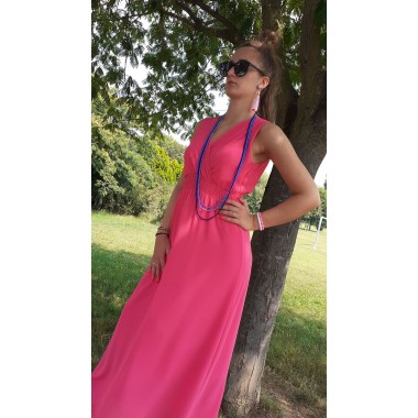 Abito lungo fucsia | Lunetta