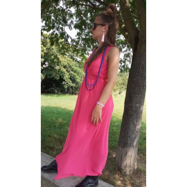 Abito lungo fucsia | Lunetta