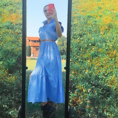 Scamiciato azzurro | Celeste